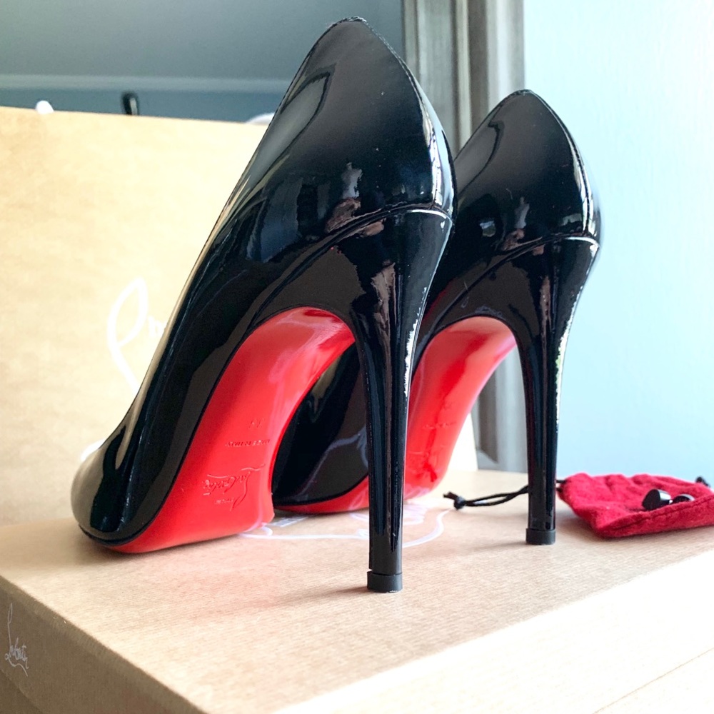 Christian Louboutin Simple Pump 100mm Red Bottomed
